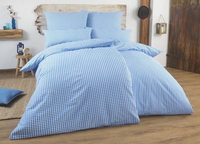 Beddengoedset met rits BLAU