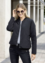 Omkeerbaar kort jasje in blouson-look 