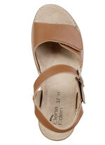 ELENA EDEN, comfortabele damessandalen, breedte H, met uitneembaar voetbed COGNAC