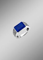 Herenring met lapis lazuli 