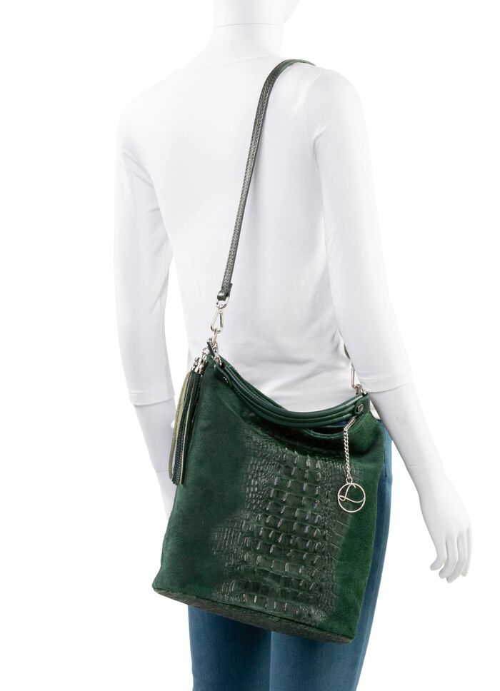 Laurina tas gemaakt van kalfssu&egrave;de 