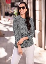 Shirt tuniek met korte coltrui 