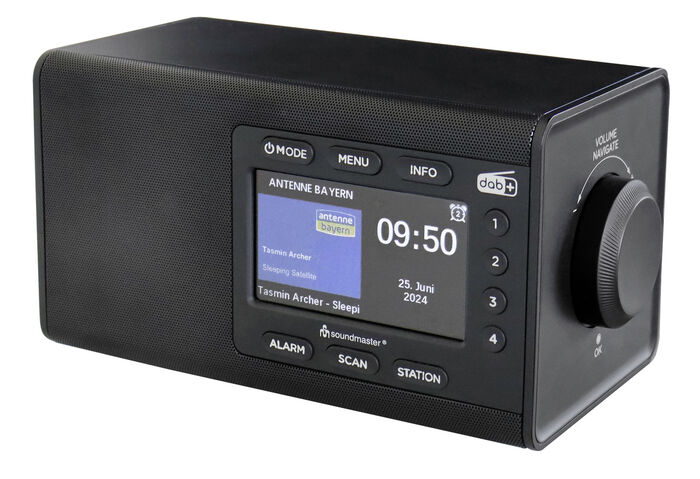 Radio met DAB+ ZWART