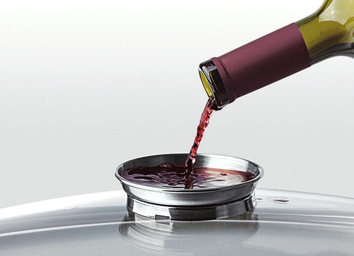 Serveerpan van hoogwaardig gegoten aluminium 