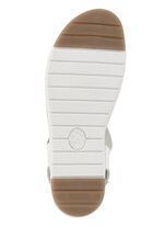 ELENA EDEN sandaal met praktische elastische bandages WIT