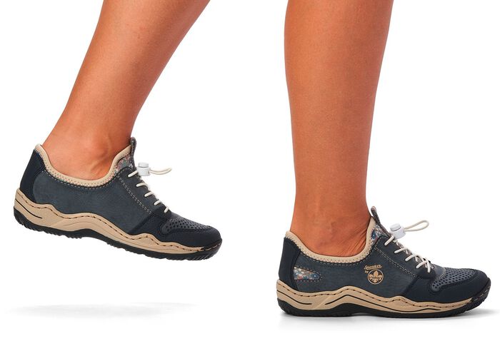 Rieker, sportieve damessneakers, met uitneembaar voetbed 