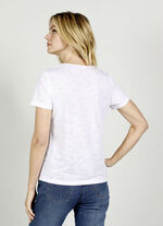 Overhemd in burnout-kwaliteit 