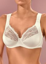 Viania set van twee beugelbeha's met elastische kant 