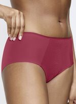 Triumph slip met jacquard inzetstuk aan de voorkant BORDEAUX