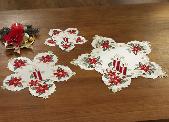 Kerstachtige tafel- en kamerdecoratie SEKT