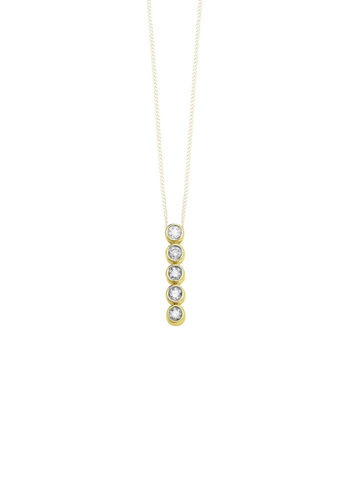 Edele hanger met diamanten 