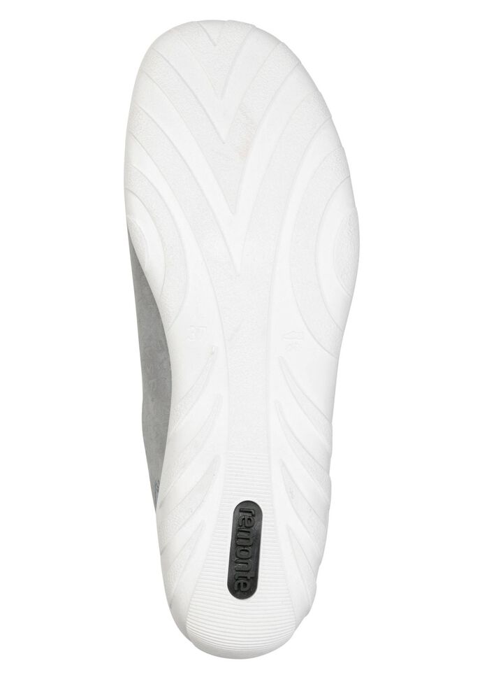 Remonte, comfortabele damessneakers, breedte G, met uitneembaar voetbed LICHTBLAUW-ZILVER