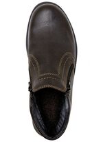 GINO GALANTE, ademende herenlaarzen, winterschoenen, met rits MOKKA