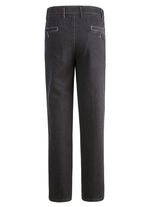 &quot;Francesco Botti&quot; jeans met elastische tailleband in 3 kleuren ANTHRAZIT