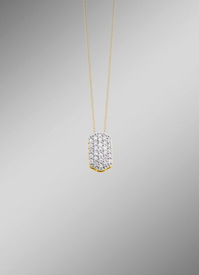 Edele hanger met diamanten 