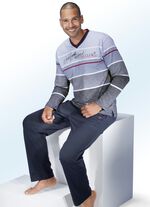 Hajo Klima Komfort pyjama met V-hals 
