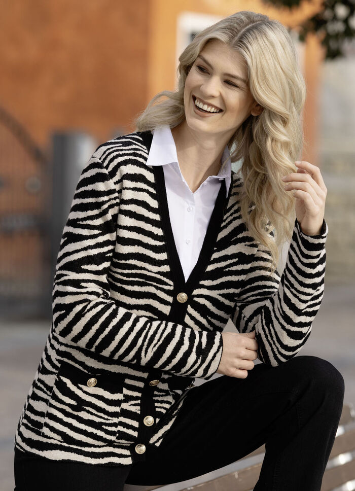 Vest in jacquarddessin 