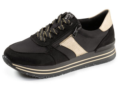 Remonte, trendy damessneakers, breedte G, met uitneembaar voetbed 