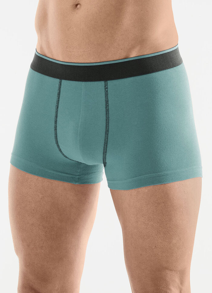 Vierpak broeken met elastische tailleband 