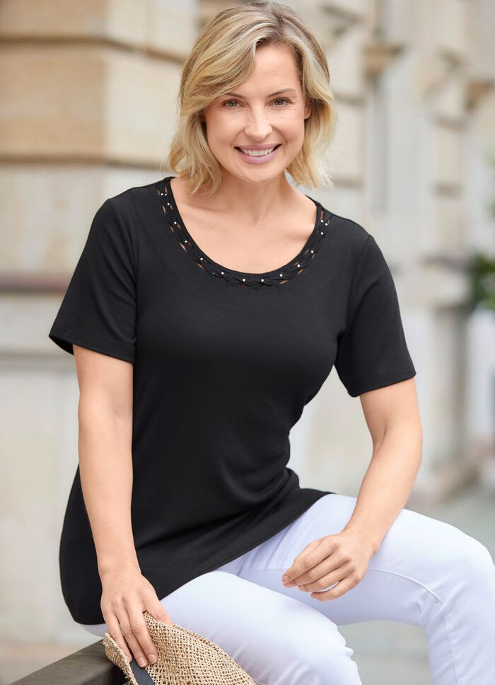 Shirt met strasssteentjes 