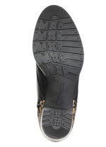 ELENA EDEN, trendy dames enkellaarsjes, breedte G, met uitneembaar voetbed ZWARTBRUIN