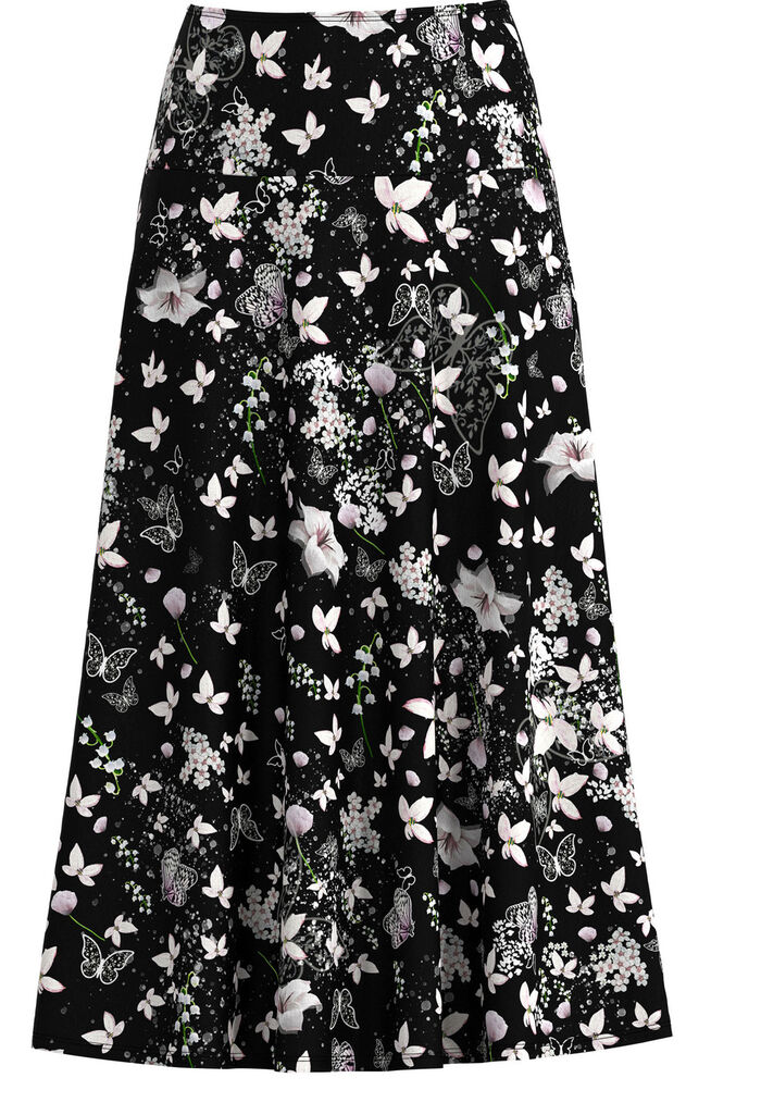 Rok met figuurflatterend juk 