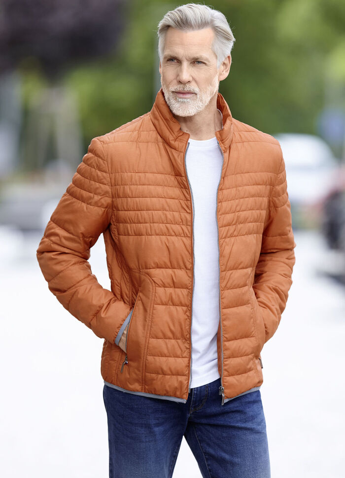 Gewatteerde blouson van “Gate One” in 3 kleuren AARDE