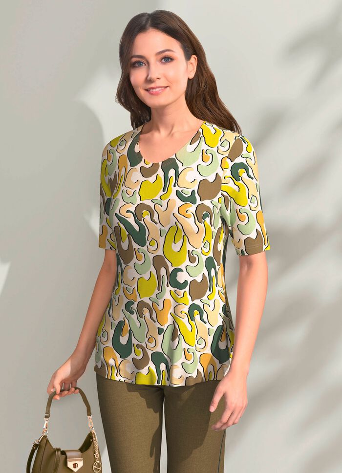 Shirt met all-over print 