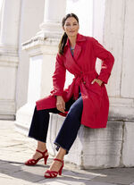 Trenchcoat met riem 