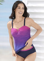 Laurina tankini met verstelbare en afneembare bandjes en zachte cups 