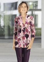 Overhemdtuniek met mooie decoratieve plooi 