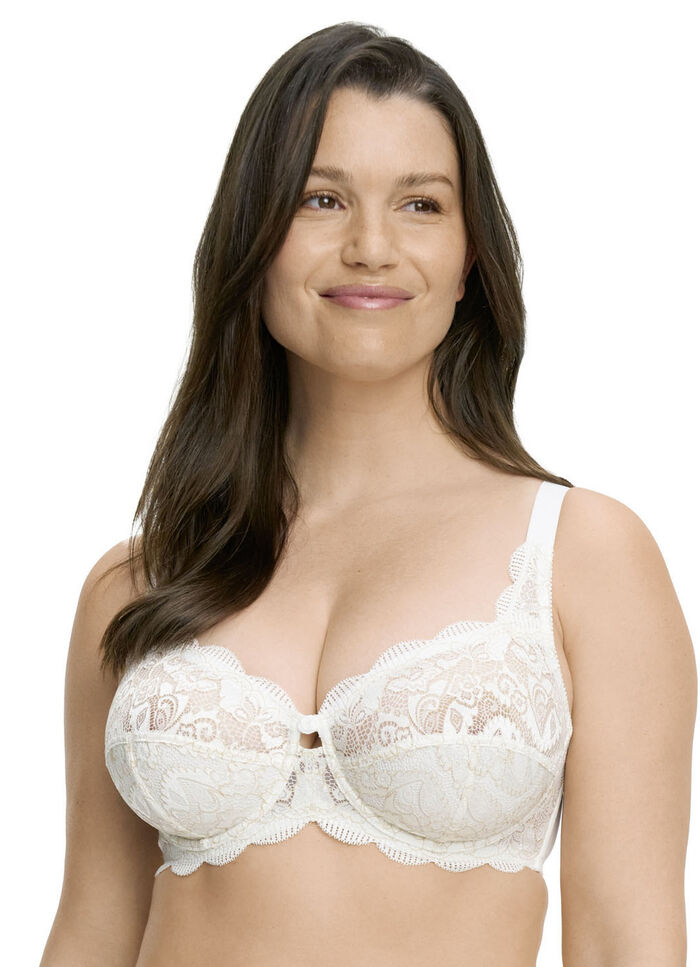 Susa beugel-bh met elastisch kant ECRU