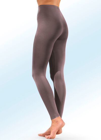 Twee-pack leggings van comfortabele microvezel 