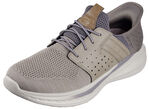 SKECHERS pantoffels met voorgevormde instaphielplaat TAUPE-GRAU