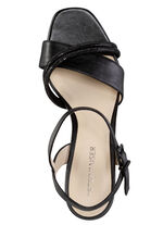 Peter Kaiser sandalen met strass steentjes SCHWARZ