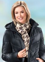 Sjaal met pied-de-poule-motief 