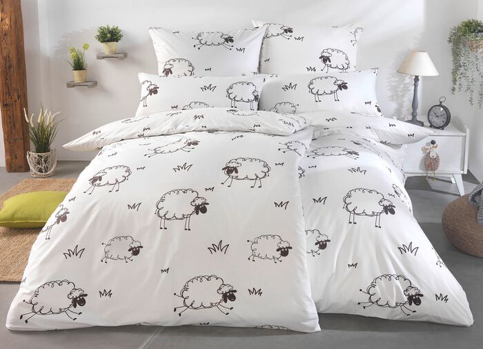 Renforc&eacute; beddengoedset met ritssluiting WIT