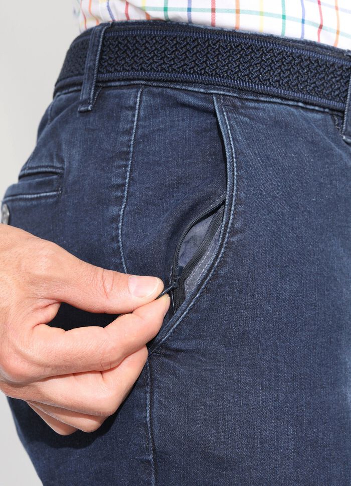 Superstretch jeans van "Suprax" in 4 kleuren DONKERBLAUW