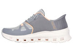 SKECHERS sneaker met gegoten instaphielplaat GRAU-ORANGE