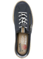 Rieker, sportieve damessneakers, met MemoSoft binnenzool DONKERBLAUW