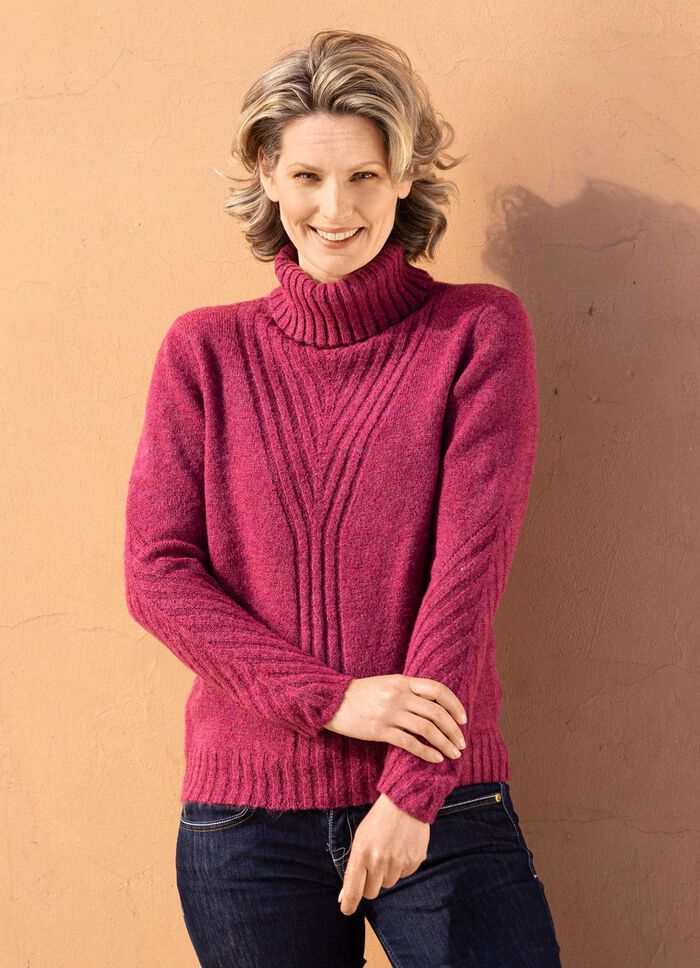 Trui van een zeer behaaglijke fleecekwaliteit BESSEN