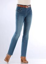 Jeans met een slimme zakoplossing 