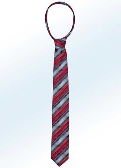 Opvallende gestreepte stropdas 