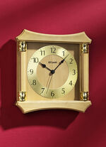 Wandklok van massief hout BEUKEN