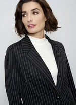 Blazer met gestreept dessin 
