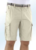 Bermudashort met cargozakken in 4 kleuren KITT