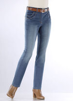 Jeans met een slimme zakoplossing JEANSBLAU