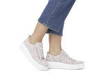 Remonte sneakers gemaakt van effectief gestructureerd textielmateriaal WEISS-MULTICOLOR