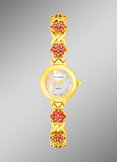 Opvallend kwarts dameshorloge van Pierre Chaubert 