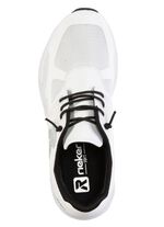 Rieker sneaker gemaakt van gedeeltelijk gecoat mesh-materiaal 